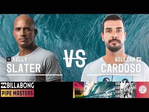 Kelly Slater vs. Willian Cardoso - Round Two, Heat 6 - Billabong Pipe Masters 2018