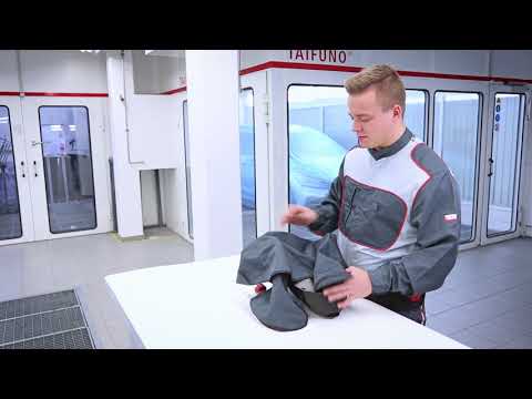 SATA breathing protection system NIOSH - Operation of the SATA air carbon regulator