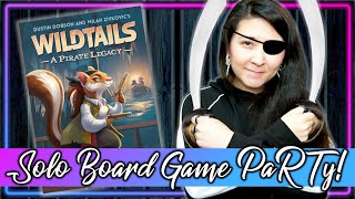 Let's get SQUNKY!!! | Wildtails 🏴‍☠️ | Solo Board Game PaRTy!!! 🎉