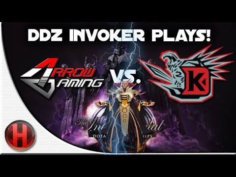 Dota 2 - #TI4 ddz Invoker plays vs Team DK