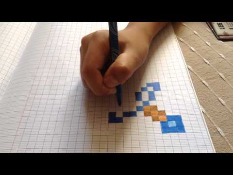 Court de dessin sur minecraft n 1 : l épée en diams !