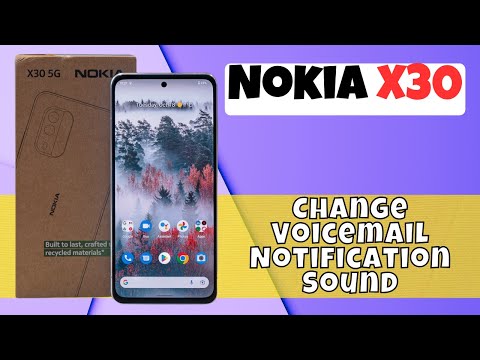 Change Voicemail Notification Sound Nokia X30 | How to change voicemail notification setting