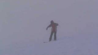 Snowboarding in Co.Antrim Northern Ireland 2009