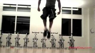 Dre Baldwin: Left - Right Lateral Hop High Jumps | Vertical Jump Agility Drill Speed Quickness