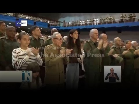 Cuba ex-president Ra&uacute;l Castro makes first appearance since US charges to celebrate birthday