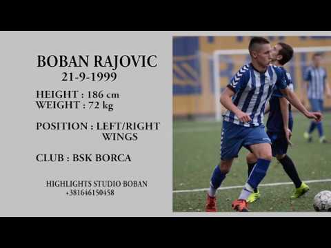 BOBAN RAJOVIC FOOTBALL PLAYER 1999 BSK BORCA