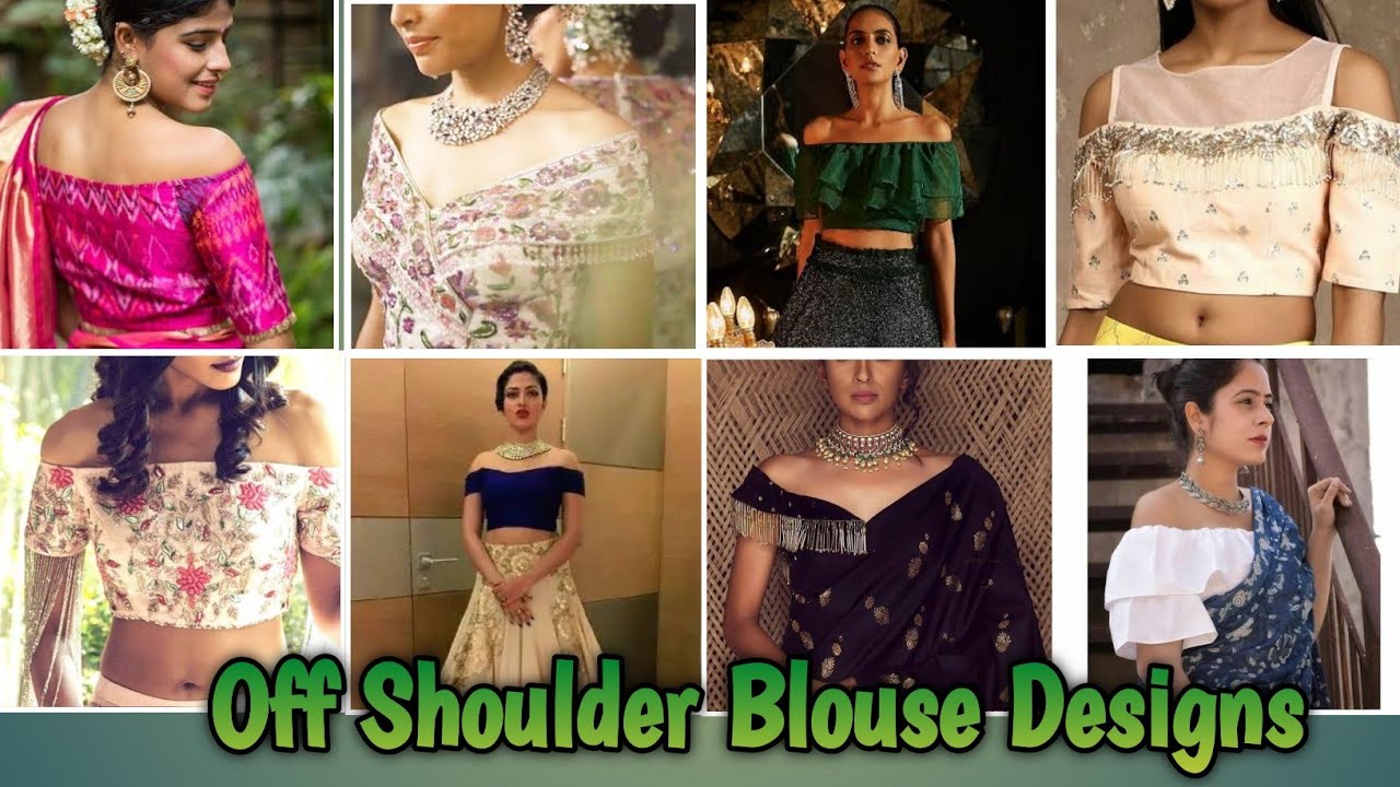 Watch video Off Shoulder Blouse Designs || Latest Off shoulder Saree Blouse Designs 2022 || #VkFashionDesigns Now Off Shoulder Blouse Designs || Latest Off shoulder Saree Blouse Designs 2022 || #VkFashionDesigns