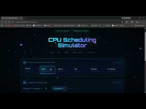 Cpu Scheduling Algorithm Visualizer