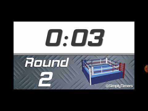 10 Round Boxing Match / Training Timer - 10x3 min with 1 min Breaks. #timer #timerider