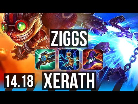 ZIGGS vs XERATH (MID) | 5k comeback, 6/2/10 | EUW Master | 14.18