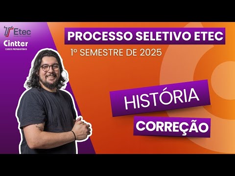 Vestibulinho ETEC 2025 - Questão 34 Corrigida (História)