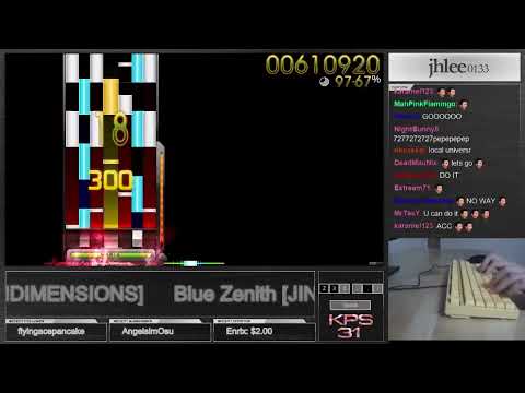 jhlee0133 | xi - Blue Zenith [JINDIMENSIONS] 96.08% S -osu!mania