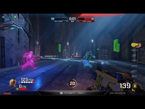 Clawz + Silencep vs. Raisy + Spart1e (Go4QC Europe 2x2 tiebreaker Final) – Quake Champions, 4K