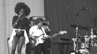 Noisettes with Every Now And Then@Parkpop 2013, The Hague