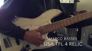 Video thumbnail for Marco USA TFL 4 Relic Bass Matt Kirkwood by Marco Bass Guitars