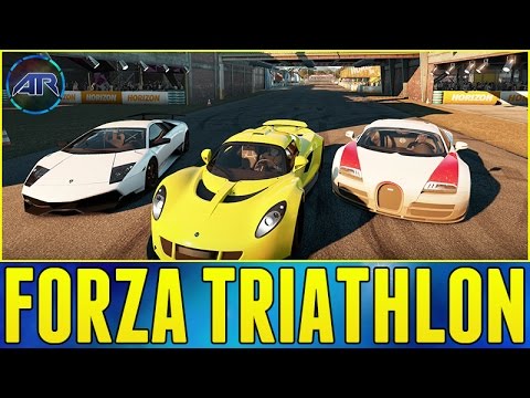 Forza Horizon 2 Online : Top Gear Challenge - FORZA TRIATHLON!!! (Part 2)
