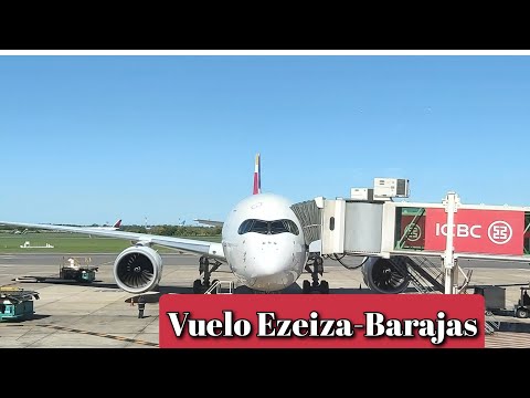 Vuelo Buenos Aires(Ezeiza)-Madrid(Barajas) Premium Economy con acceso al lounge Airbus 350