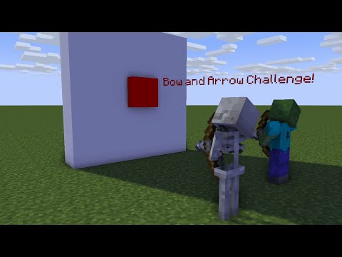 Monster School - Bow and Arrow Challenge [HD]