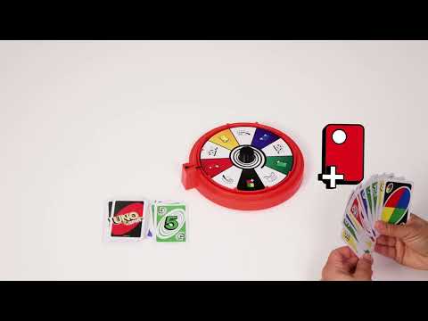 Mattel UNO SPIN stalo žaidimas (JGR00) video