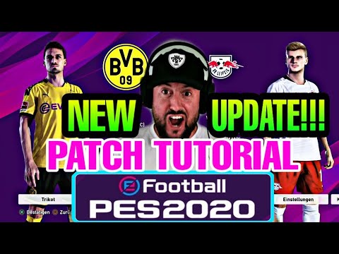 eFootball Pes 2020 |NEW LIVE UPDATE PATCH TUTORIAL | PesUniverse Optionfile V1  | Ps4 | Deutsch