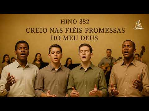 Hino 382 CCB - Creio nas fiéis promessas do meu Deus (estilo Coral Americano)