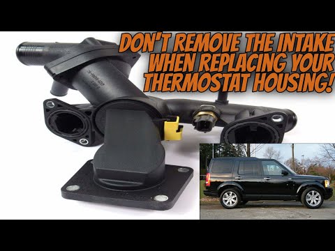 Land Rover LR3 Thermostat Housing Removal! W/O Completely Removing the Intake!