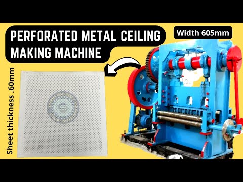 Perforated Ceiling Machine