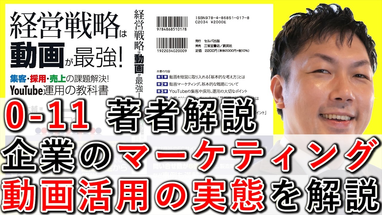 企業マーケティングにおける動画活用の実態を解説する動画