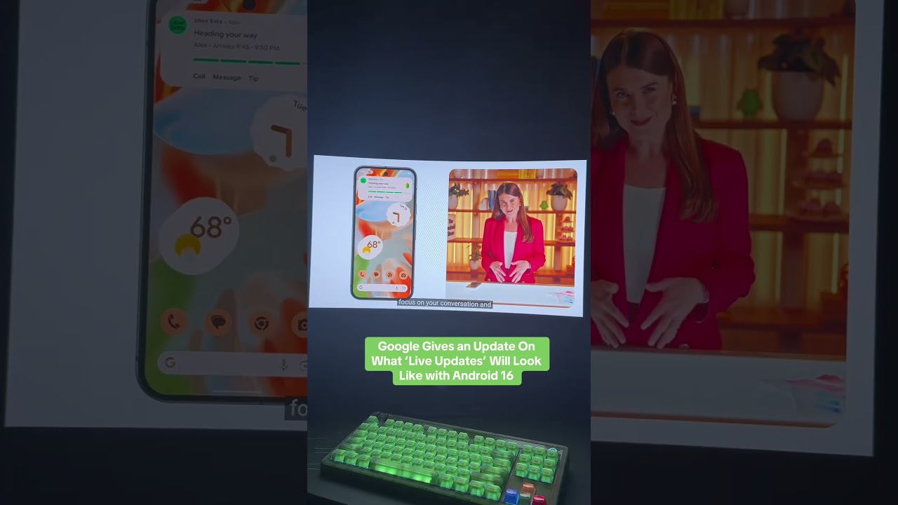 Google Shows Live Updates on Android 16