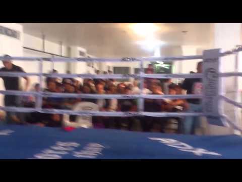 Debut David Reyes 4 torneo distrital de Muay Thai