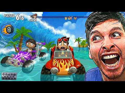 SOBREVIVE al TSUNAMI en BEACH BUGGY RACING !!