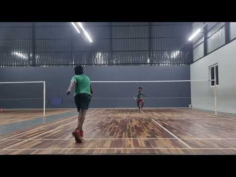 Badminton 🏸/ singles clube matches /   Marthandam... Sanath vs Donal....