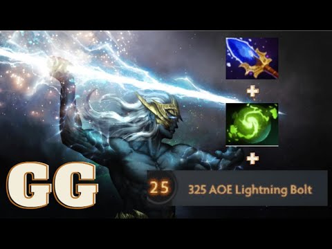 ALL Heroes Challenge#3 Dota 2 ZEUS 7.30d GAMEPLAY NEW TALENT 325 AOE LIGHTING BOLT KILLING NON STOP