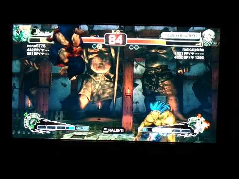 nonoGT75 [Blanka] vs radicalpichu [Gouken] SSF4 AE 2012 Online Ranked Matches - PSN