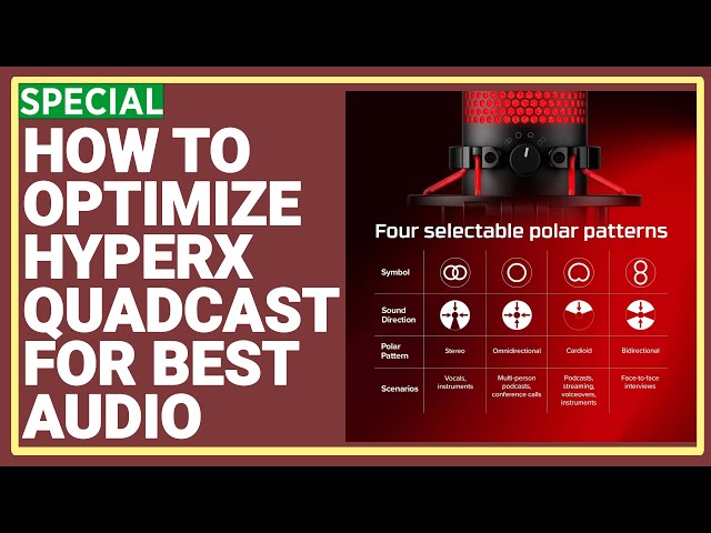 Optimizing Your HyperX QuadCast or Any Microphone for Improved Audio Quality: Best Settings