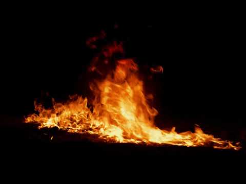 Action stock footage with a black screen (32) - fire