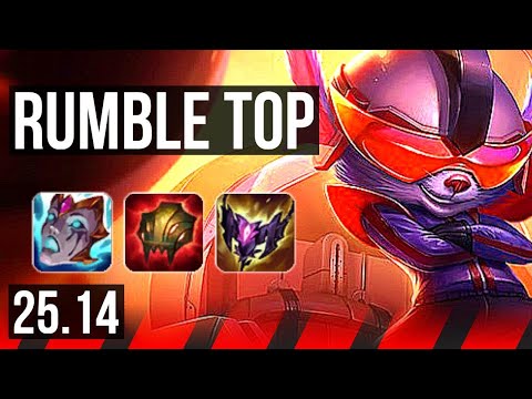 RUMBLE vs IRELIA (TOP) | 8/1/8, Dominating | KR Challenger | 25.14