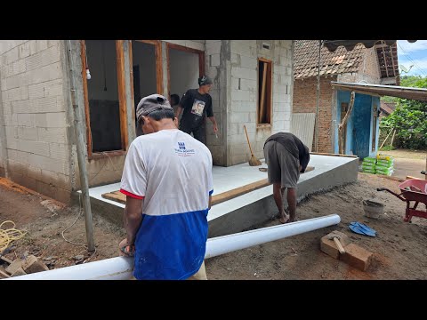 🔴 PROSES PEMASANGAN TERAS..