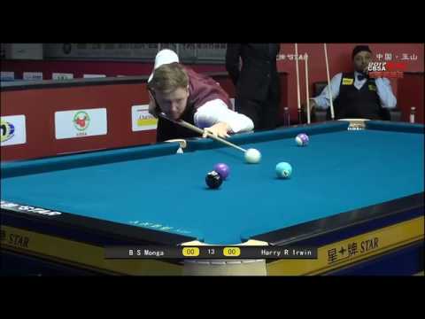 B S Monga VS Harry Irwin - Men - 2017 Chinese Billiards World Championship