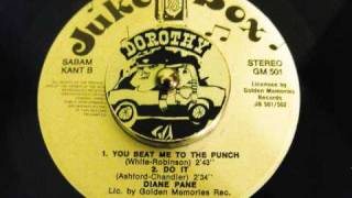 Diane Pane - You Beat Me To The Punch