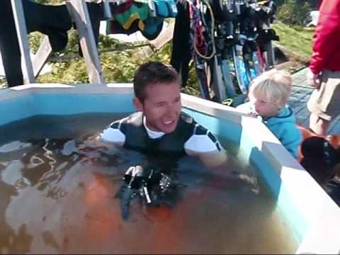 Thomas Degasperi running 39 off - 10.75m in Borgvik, Sweden