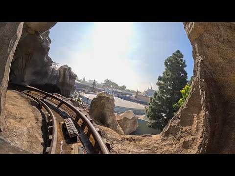 Matterhorn Bobsleds (Fantasyland Side) 4K 60fps front-seat on-ride 4K 60fps POV Disneyland (2025)