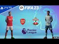 FIFA 23 Arsenal Vs Southampton Premier League 2022 23 Full Match PS5 4K60