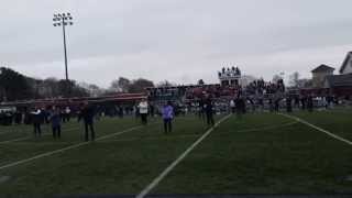 preview picture of video 'ASL  National Anthem @ Duxbury/Marshfield Thanksgiving game 2014'