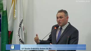 Sessão da Câmara de Vereadores Irati 25/10/2022