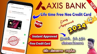 How to Apply Axis bank Bank Life time Free Credit Card full process details in Tamil @Tech and Techn