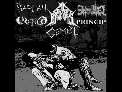 Šarlah​ /​ KK Street Bangers​ /​ Shovel​ / ​Emetica ​/​ Gemišt ​/​ Princip - 6 Way Split [2018]