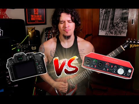 RAW CAMERA AUDIO Quality VS AUDIO INTERFACE Quality + Guitar solo for Luís Kalil Quarantine Jam