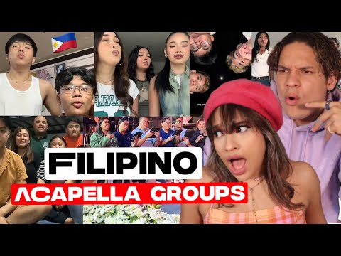 Waleska & Efra react to AMAZING Filipino ACAPELLA groups for the first time