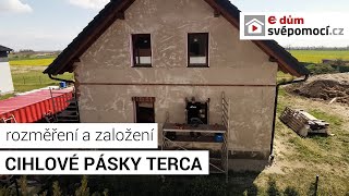 Příprava podkladu, rozměření a založení obkladových pásků TERCA